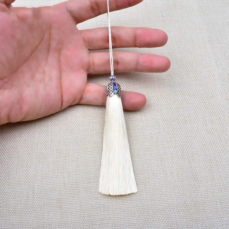 Модный брелок с кисточкой подвесной нейлоновый бахромой для автомобиля подвески