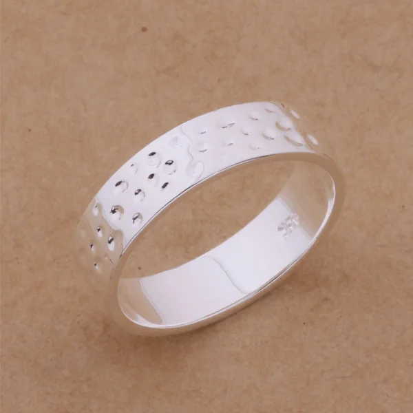 AR292 красивая акция оптовая продажа посеребренные кольца размера 6 # ~ 9 для женщин