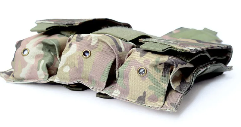 ROCOTACTICAL тройной M4/M16 подсумок для журналов MOLLE тройной подсумок для подсумок Quick Release MOLLE модульный подсумок оливковый Подсумок/ACU/CP