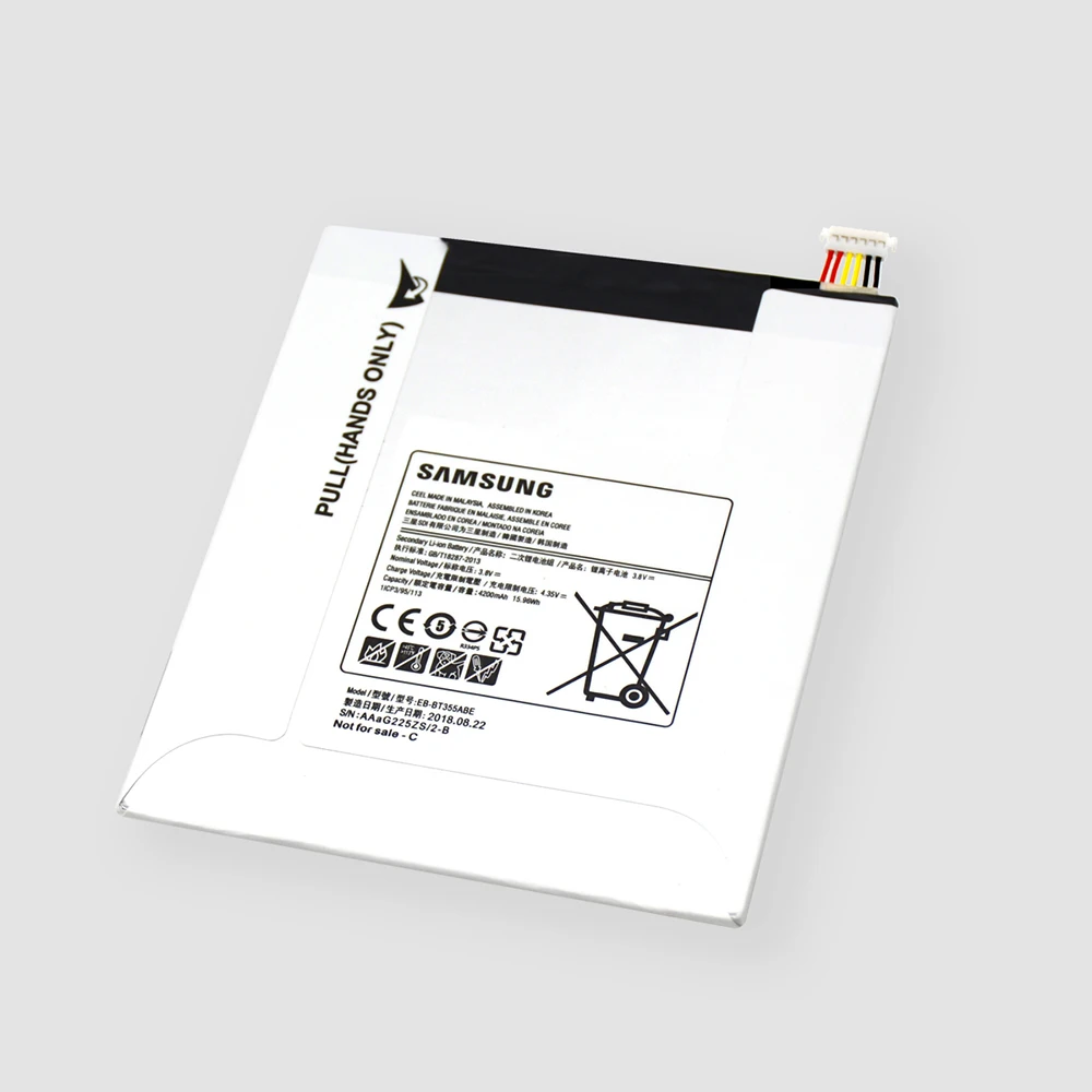 20 шт./лот Аккумуляторы для Samsung GALAXY Tab A 8 0 T355C EB BT355ABE Tab5 SM T355 T350 P350 P355C T357W