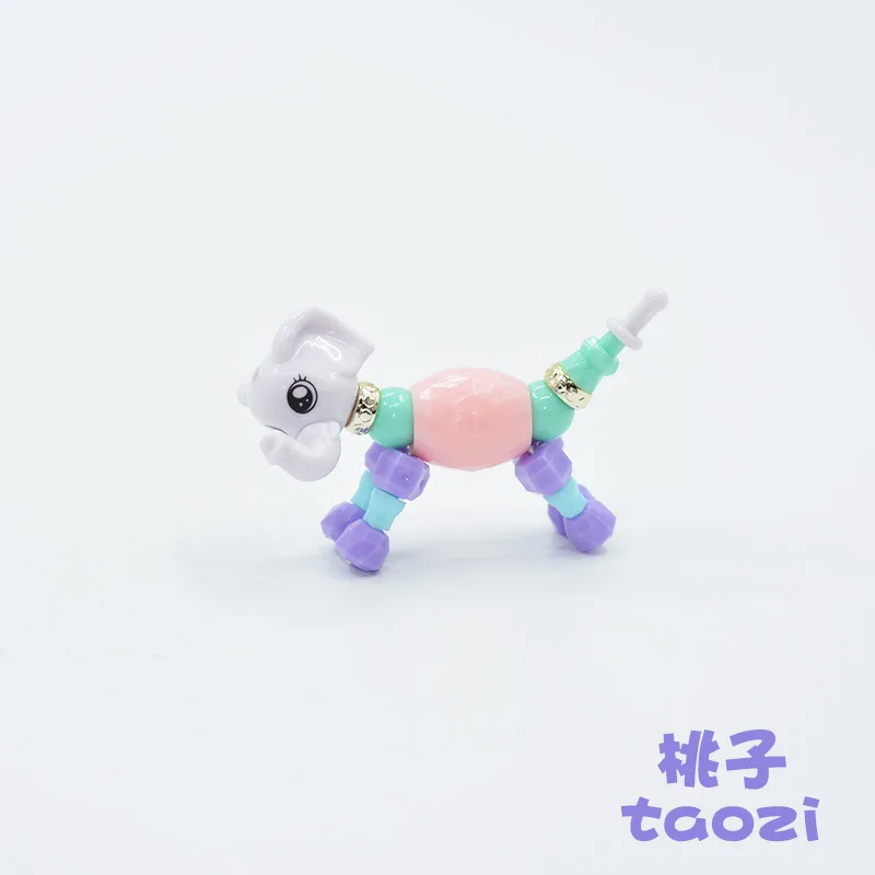 TOY022 1 шт., волшебный браслет с животными, скрученные браслеты для детей, скрученные браслеты для девочек, классические игрушки, волшебные трюки, вечерние игрушки, подарки на Рождество - Цвет: TOY022