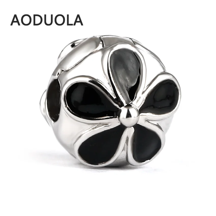 10 шт. посеребренный медный стоппер бусины с зажимом для цветов европейские