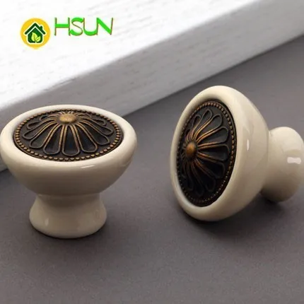 Ретро керамические вертикальные ручки/ручки для кухонного шкафа/ручки комода