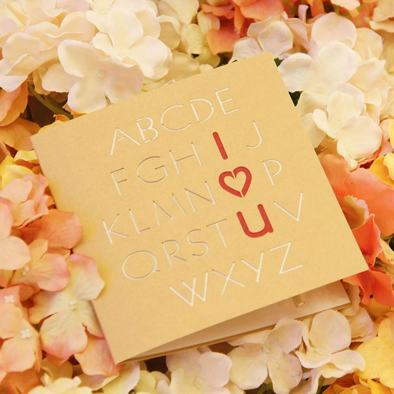 3D лазерная резка ручная работа юбилей шоу любовь сладкое сердце бумажные