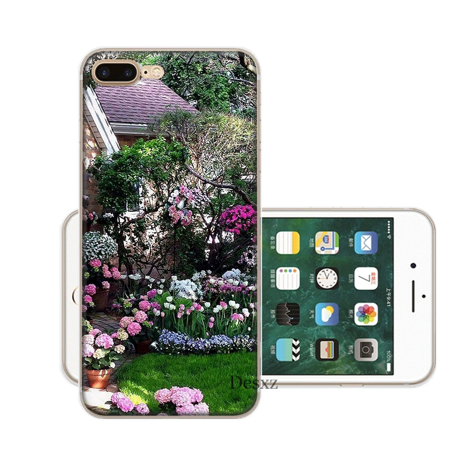 Чехол Desxz цветы и дом для iPhone 7 8 6 6s Plus 11 Pro X XR XS Max 5 5S SE |
