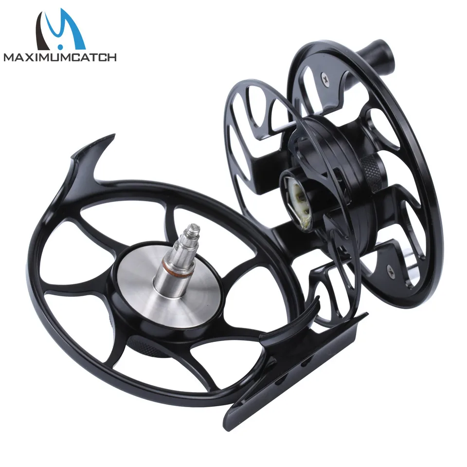 Maximumcatch 06N 2/3/4/5/6/7/8WT Fly Fishing Reel CNC Machine Cut Large Arbor Aluminum and Spool | Спорт и развлечения