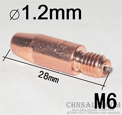CHNsalescom 10 шт. MB 24KD 25AK MIG/MAG сварофонарь контактный наконечник 140 0379x28 мм M6 |