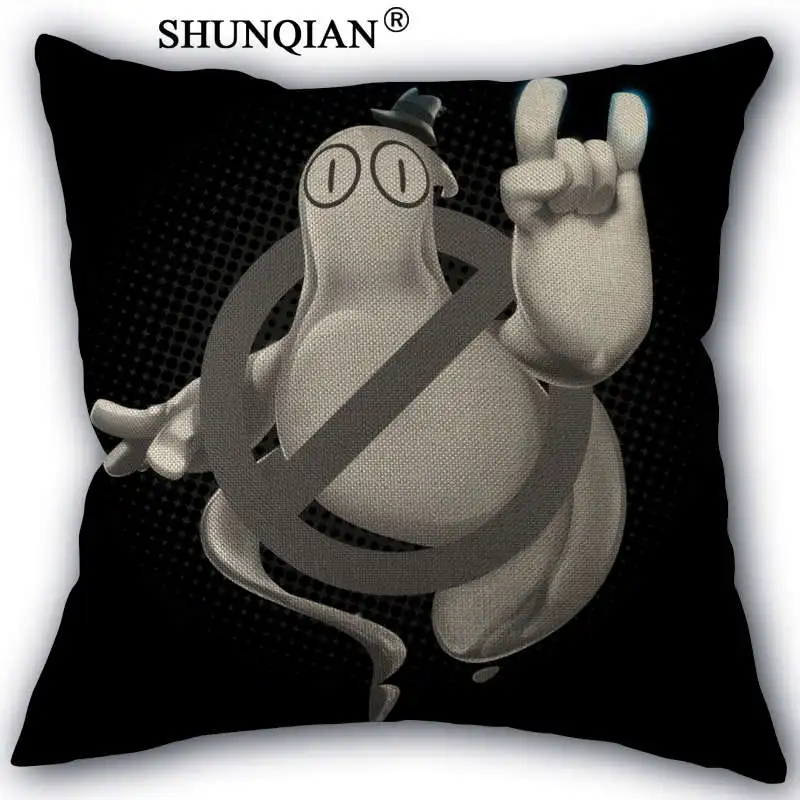 Pillow case WJY418 Ghostbusters на заказ 18 ''квадратная льняная наволочка для дома индивидуальные Прямая - Цвет: Pillow case
