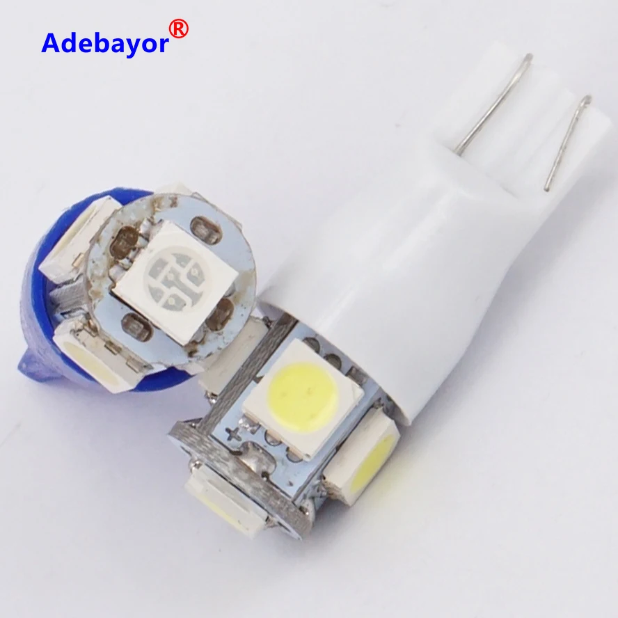 Стробоскоп T10 6 x бесплатная доставка W5W 194 5 SMD 5050 светодиодный smd Автомобильный