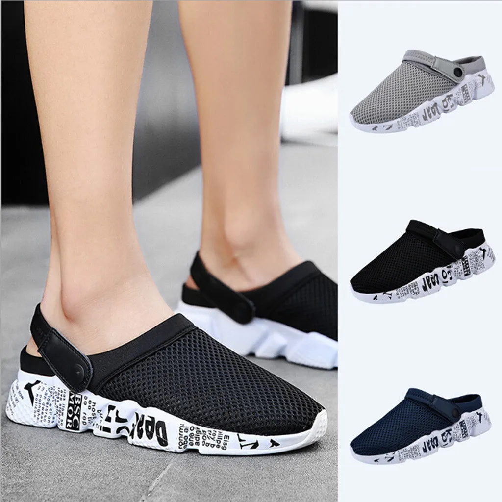 

SAGACE 2020 new men's shoes slippers men's breathable comfortable thick bottom large size beach shoes comfortable shoes