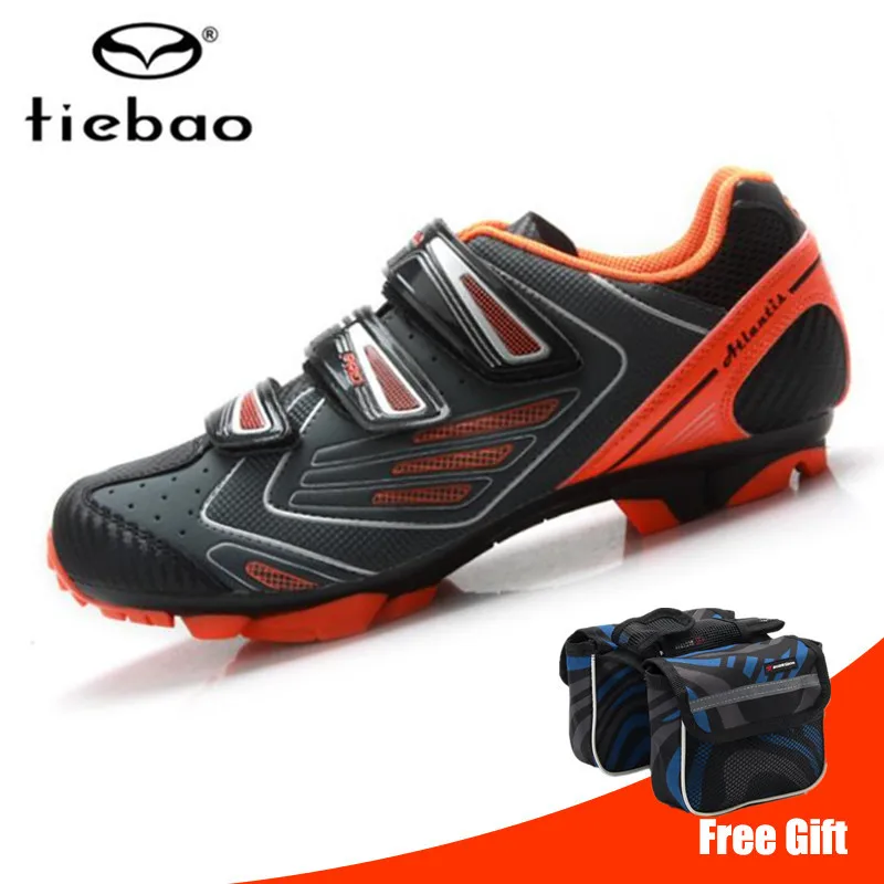 B1521 O Tiebao Sapatilha Ciclismo Mtb велосипедная обувь, профессиональные мужские кроссовки, женская обувь для велосипеда Mtb, самоблокирующаяся обувь для горного велосипеда - Цвет: B1521 O