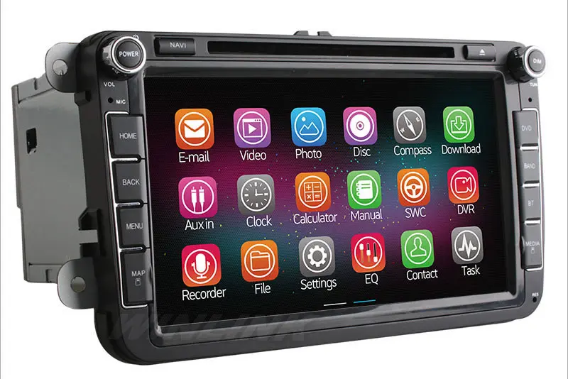 4 Ядра Android 5.1 Dvd-плеер Автомобиля Для VW Golf V 2003-2009 Volkswagen 6 Magotan Passat B6 Jetta X8 GPS Радио