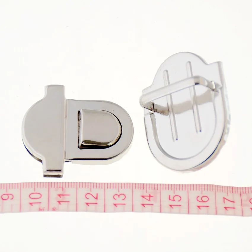 Бесплатная доставка 5 комплектов застежки серебристого цвета для сумок и