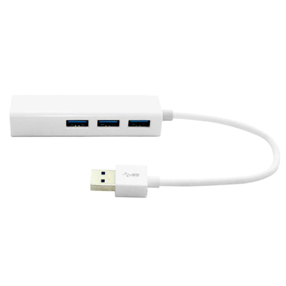 USB Ethernet адаптер с 3 концентраторами 2 0 NIC к RJ45 Lan гигабитный Интернет Windows 7/8/10 для