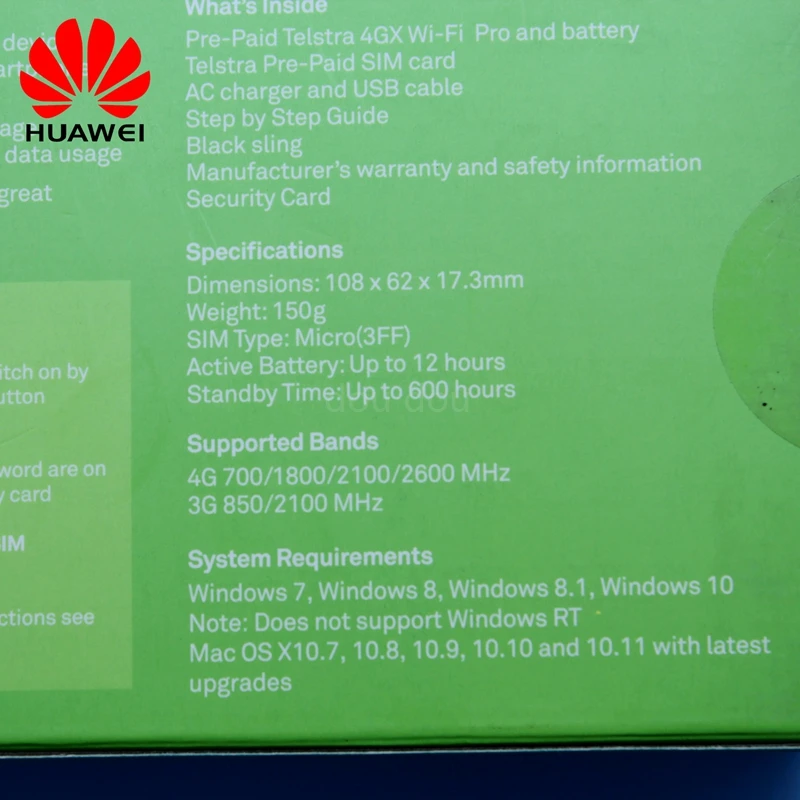 Разблокированный Huawei E5787 E5787Ph 67a 4G LTE 300 Мбит/с мобильный WiFi точка доступа 3000 мАч