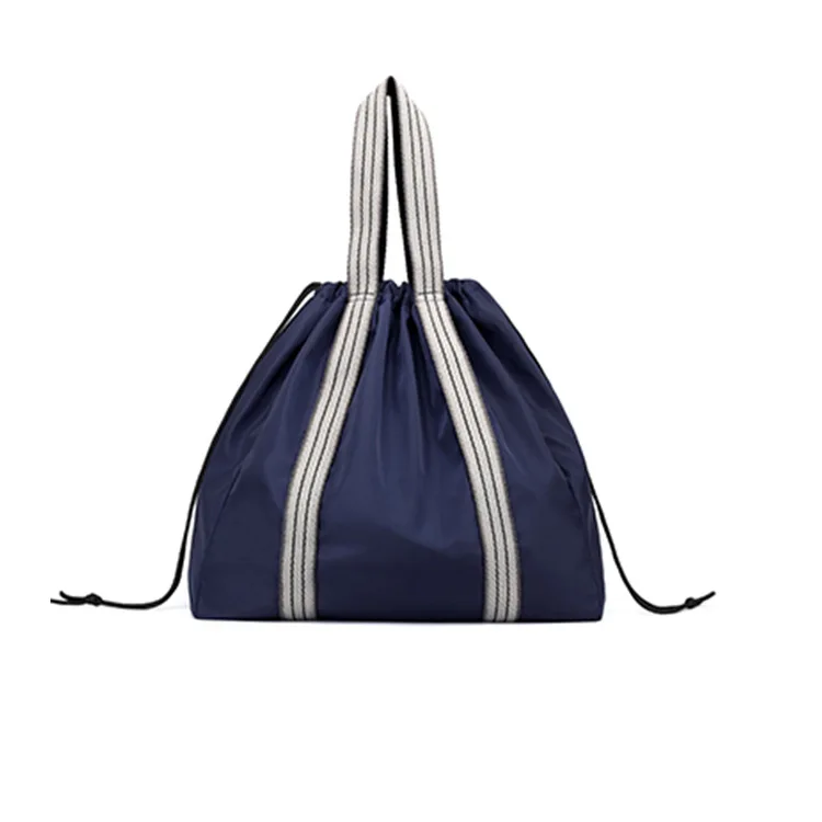 Dark blue Нейлоновый коврик для йоги, сумка для спортзала, фитнеса, рюкзак, спортивная сумка на плечо, сумка для женщин, рюкзак - Цвет: Dark blue