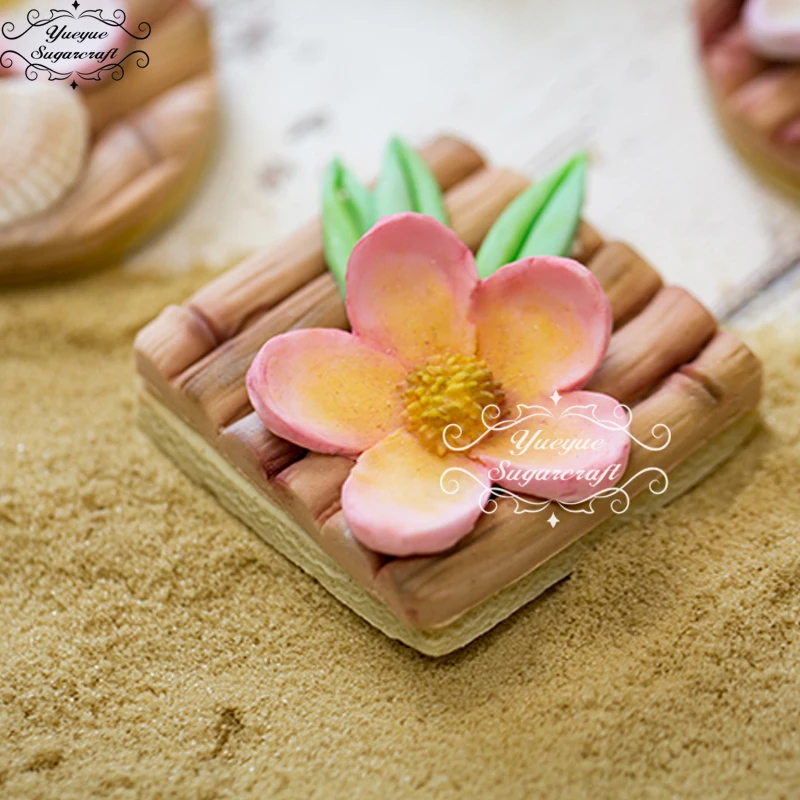 Силиконовая форма Yueyue Sugarcraft Бамбуковая для украшения торта шоколадной