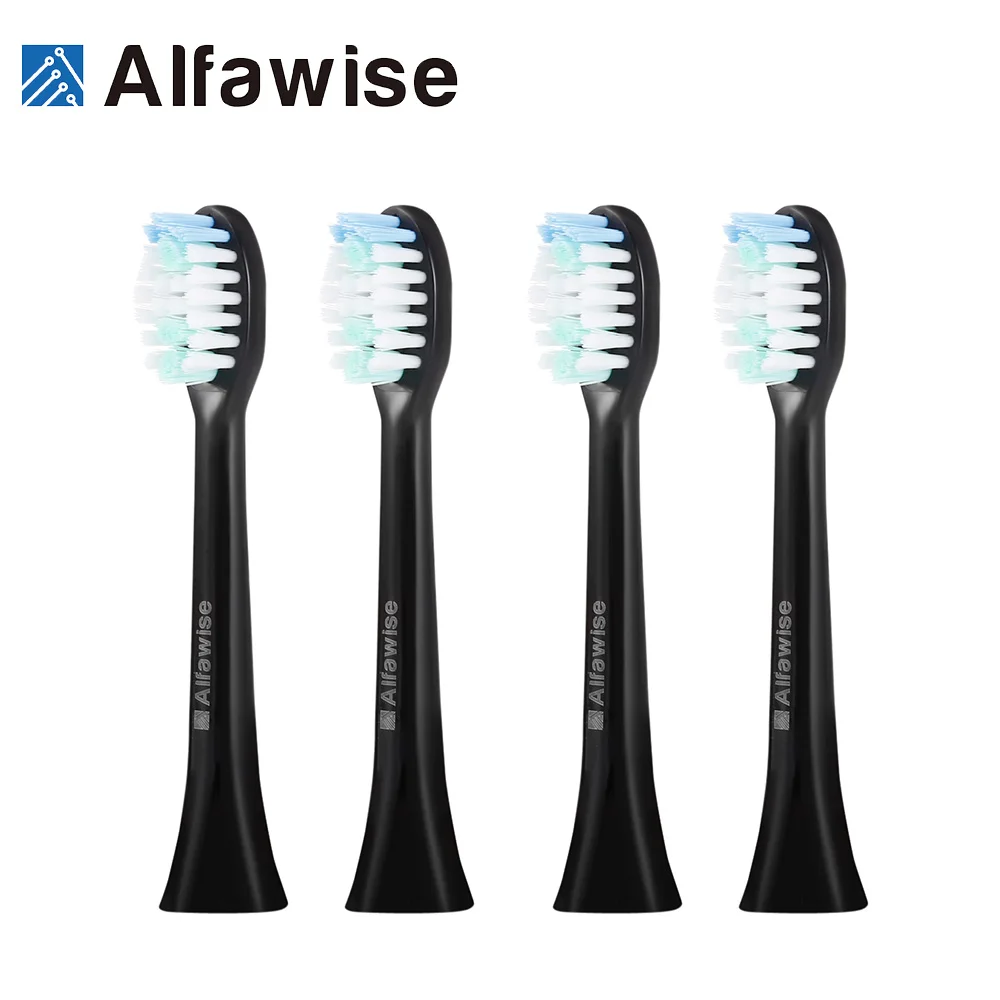 Alfawise S100 мини sonic Сменная головка электрической зубной щетки глав 4