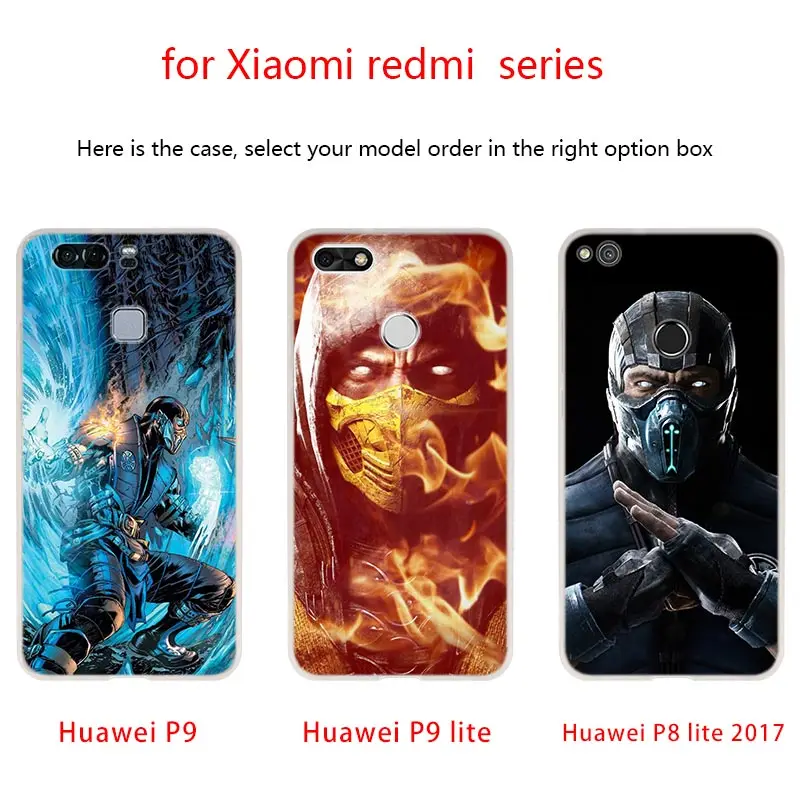 Mortal Kombat ТПУ чехол для телефона мягкие чехлы Huawei P40 P30 P20 Pro P10 P9 Lite p30lite p40lite P samrt Z 2020