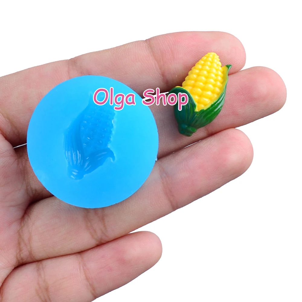 силиконовые формы кукуруза каваи деко миниатюрные питания сладости fimo
