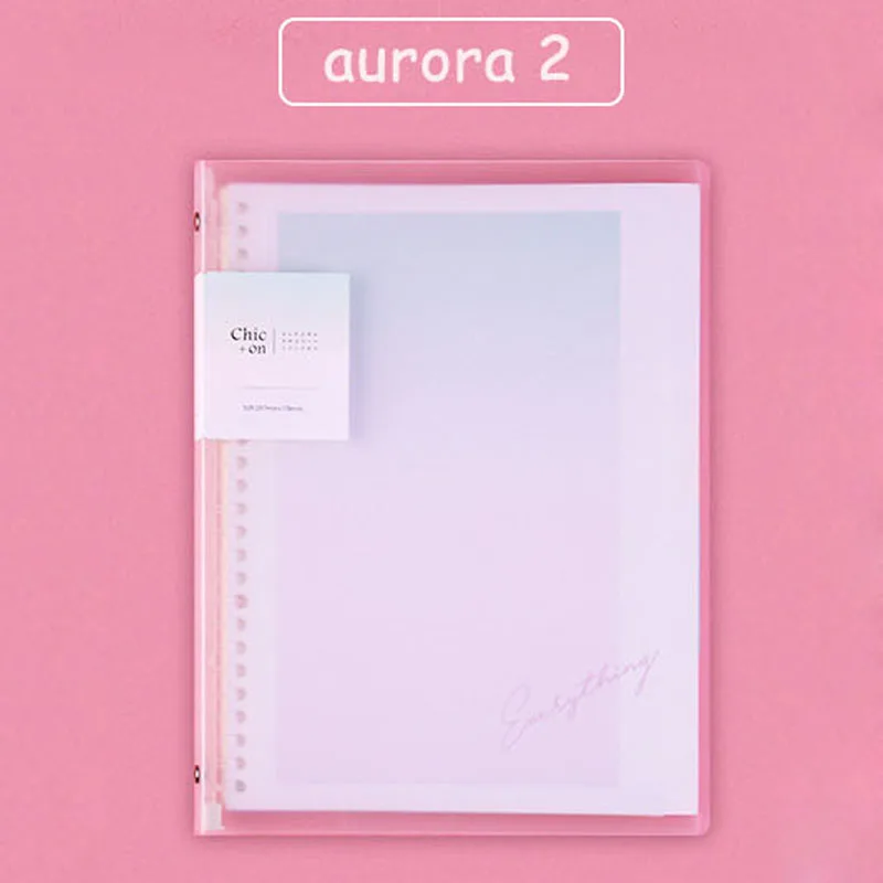 aurora 2 Deli дневник съемный свободный лист простой, маленький, B5 Ноутбук Милые Творческие Школьные принадлежности - Цвет: aurora 2
