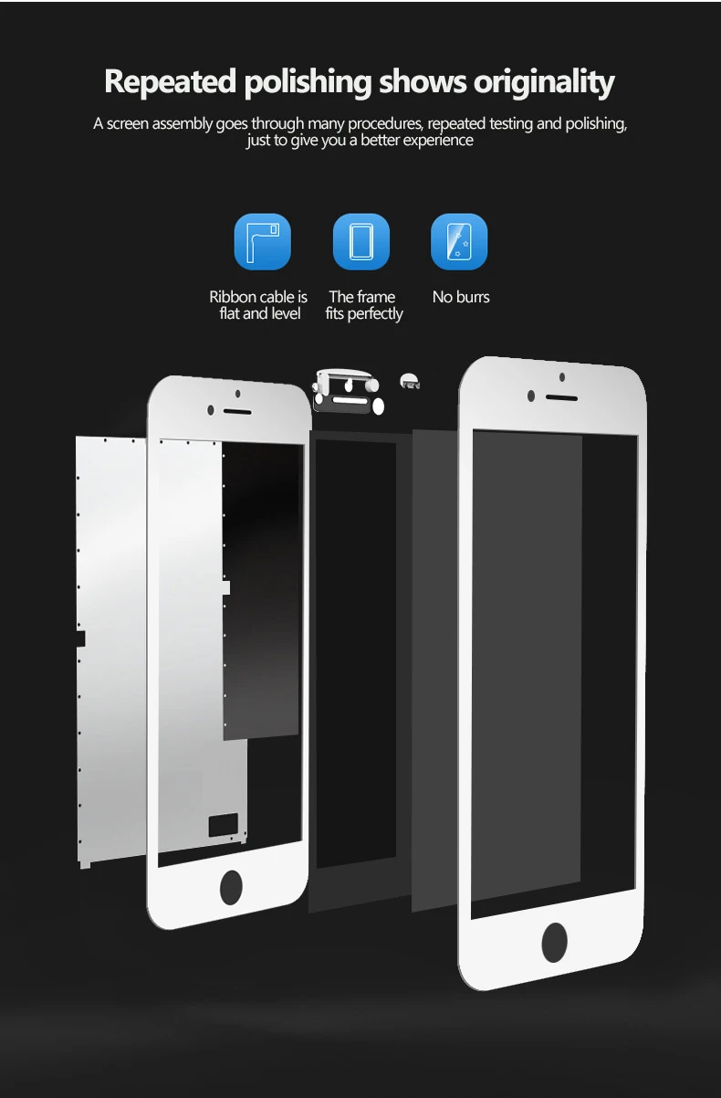 Для iphone 5 LCD 5S 5C SE ЖК дисплей сенсорный экран без битых пикселей дигитайзер сборка