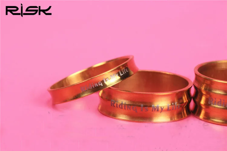 Аксессуары для велосипеда RISK Titanium Ti моечная гарнитура разделитель 1-1/8 &quot(5/10/15/20