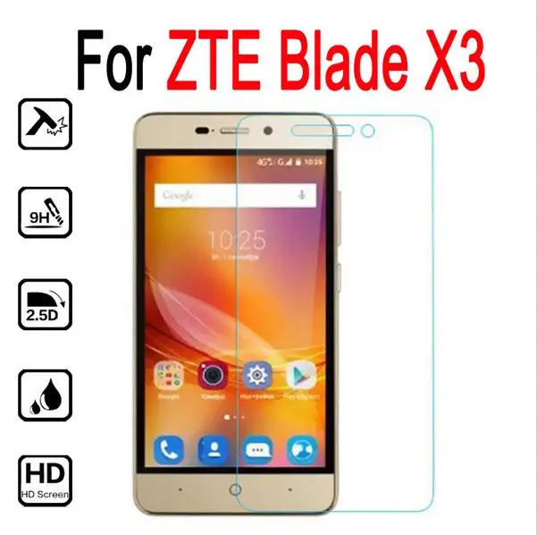 Пленка из закаленного стекла для ZTE Blade X3 9H Взрывозащищенная защитная пленка