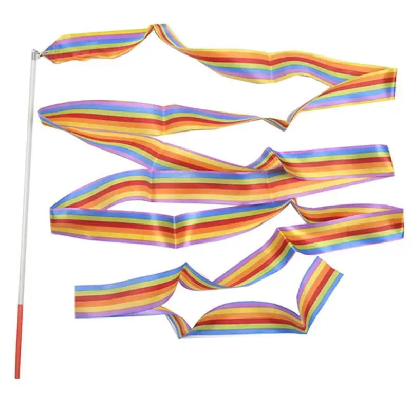 4 м танцевальная лента гимнастическая художественная гимнастика ритмичная