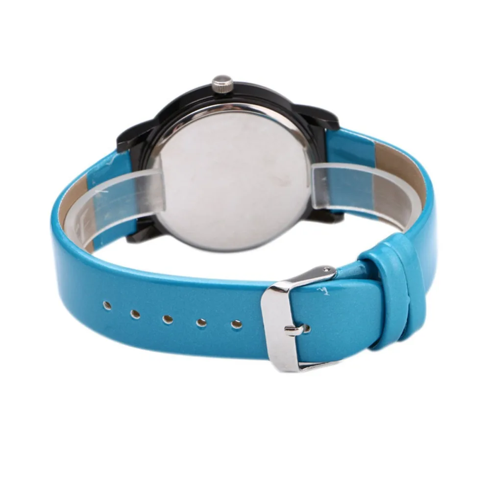 Новый дизайн бабочка модное кожаное платье Аналоговые кварцевые наручные часы