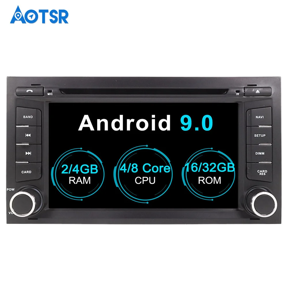 Aotsr Android 9 0 GPS навигация автомобильный DVD плеер для Seat Leon 2012 2017 мультимедиа 2 din радио