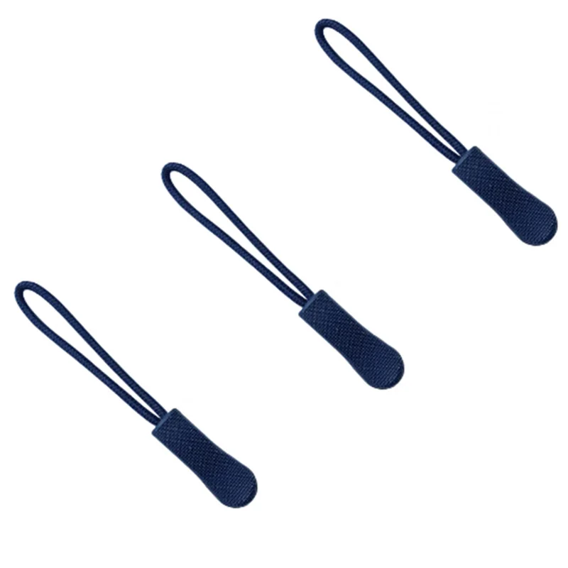 Navy Blue 5 шт./упак. смешивания цвет шнур молния тянуть ремешок для телефона черный для DIY аксессуары одежды - Цвет: Navy Blue