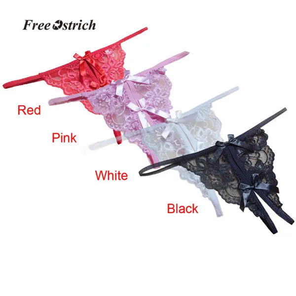 Бесплатная Страусиная одежда новые женские открытые forkeTransparency Танга бантиком на