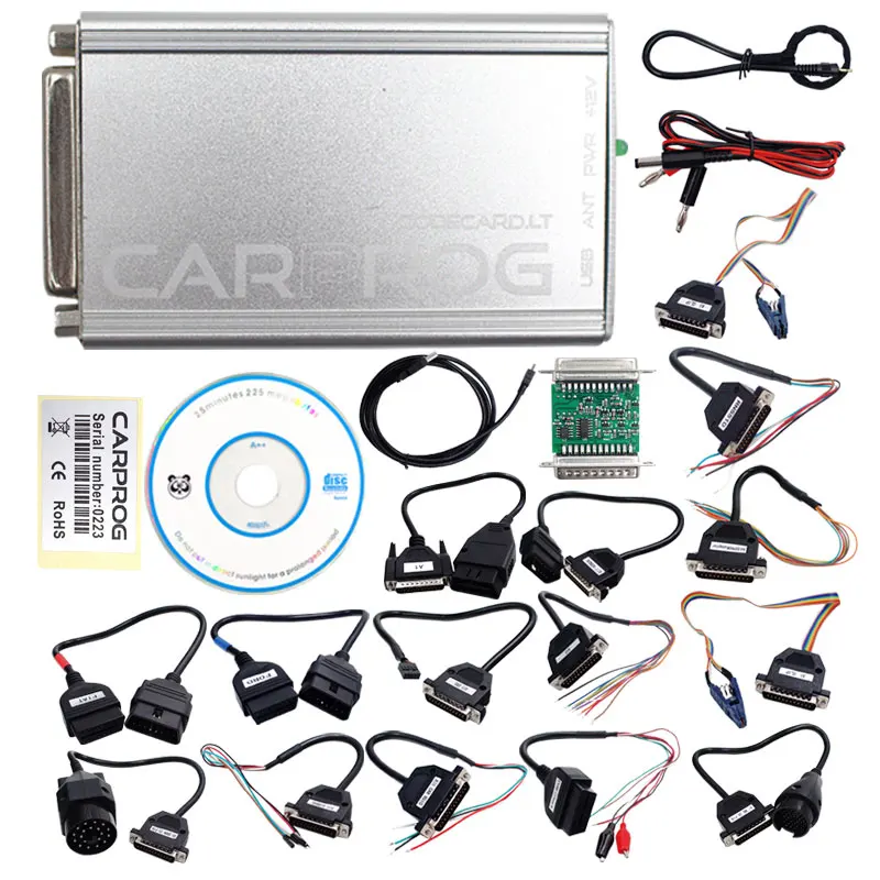 Инструменты для настройки чипа ECU Carprog V10.0.5 полный комплект ремонта автомобиля