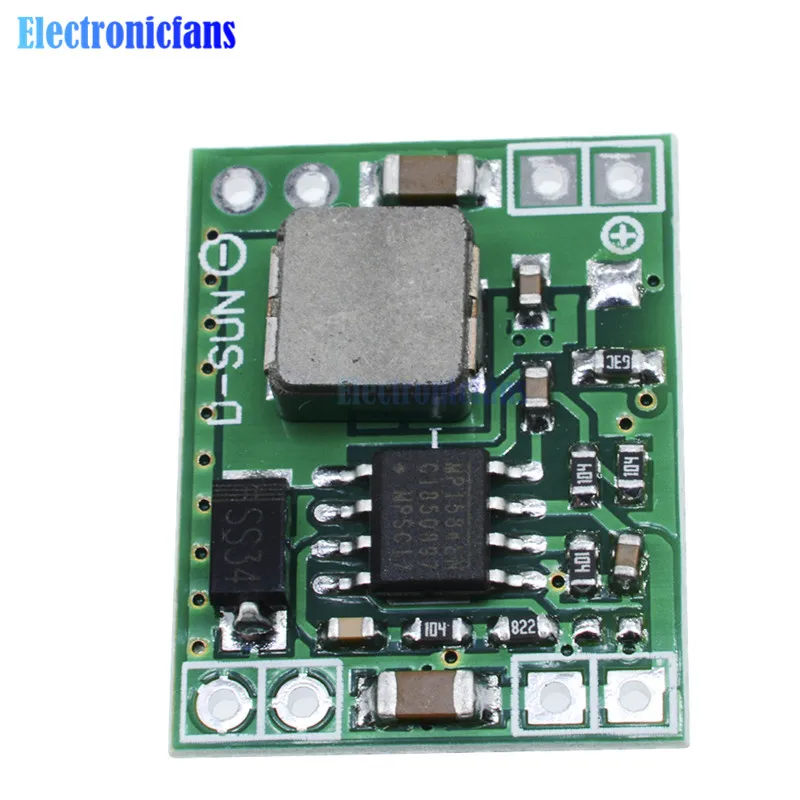 Мини понижающий модуль питания 5 В 3 А преобразователь напряжения на входе 7 ~ 28 в