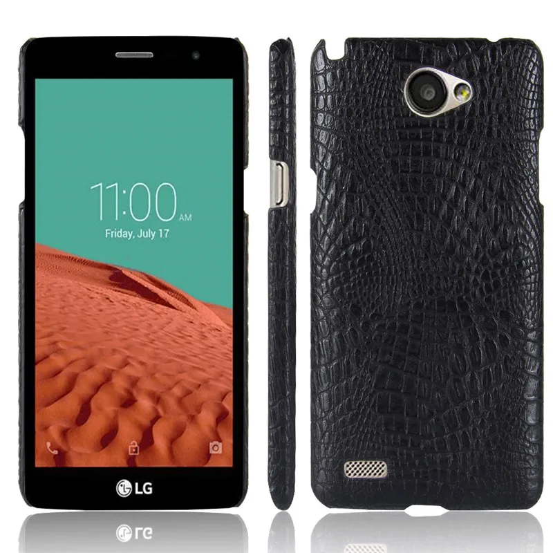 Для LG Bello II Max X155 чехол с крокодиловой текстурой Жесткий ПК + искусственная