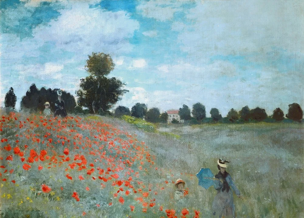 

Canvas Art Picture Print Painting Monet Reproduction Abstract Landscape Canvas Oil Painting Wall Art Picture for Home Decor