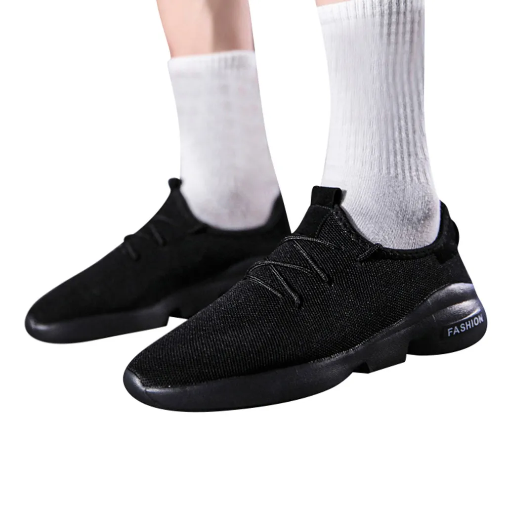 Men Sneakers Casual Shoes Brand Male Mesh Flats Plus Big Size Loafers Breathable Slip On Spring Autumn#N3 | Обувь