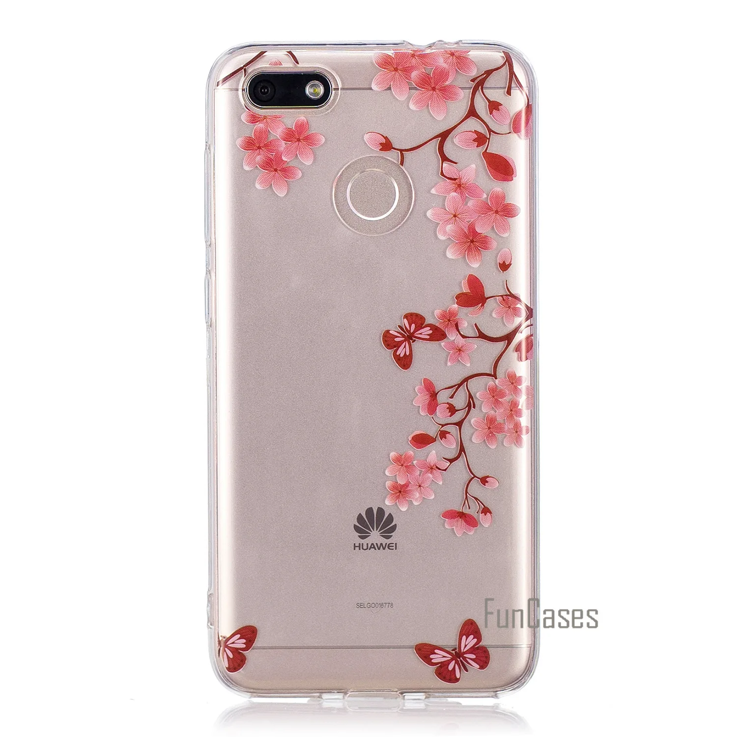 Чехол для телефона huawei P9lite Mini Coque мягкий ТПУ чехол с цветами P9 Lite Fundas разноцветный