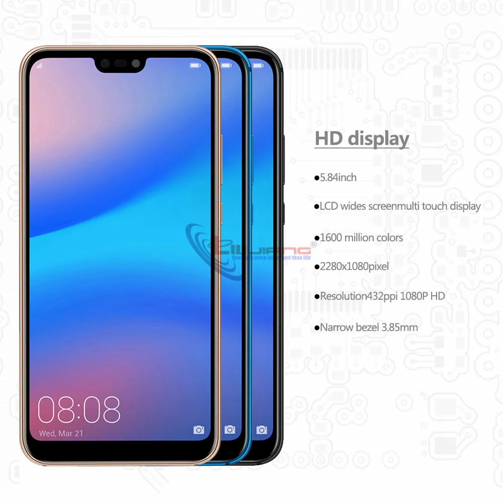 5 84 дюймовый новый экран для Huawei P20 Lite ЖК дисплей сенсорный с рамкой Замена HUAWEI ANE LX1