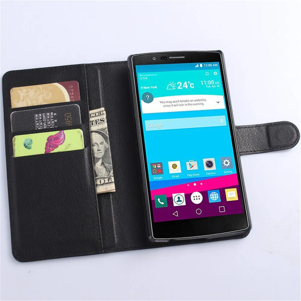 Роскошный чехол из искусственной кожи для LG G4 кошелек сумка мобильного телефона