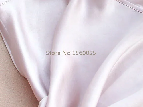 Майка женская из натурального шелка базовый топ 100% чистого крепа атласный