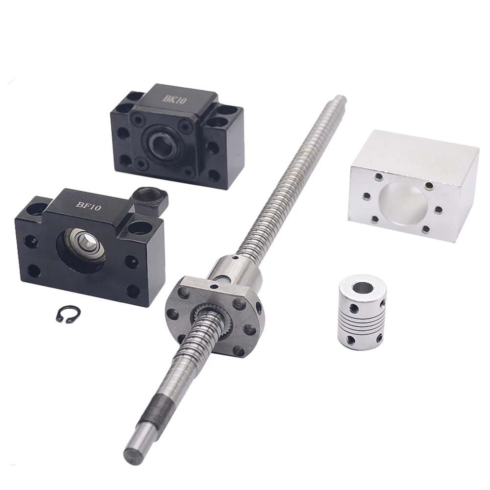 

SFU1204 set:SFU1204 L-500mm rolled ball screw C7 with end machined + 1204 ball nut + nut housing+BK/BF10 end support + coupler