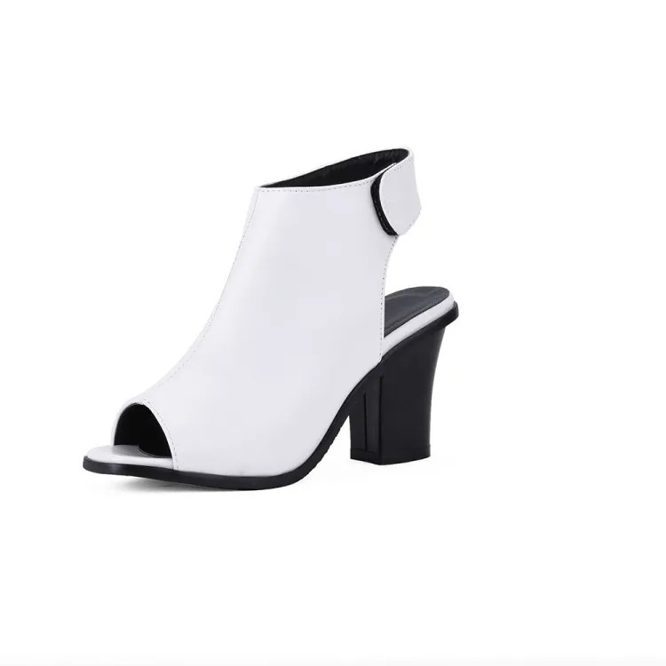 Распродажа; sandalias mujer; обувь больших размеров; женские босоножки на платформе; sapato feminino; Летний стиль; chaussure femme Shoes1068-2 - Цвет: Белый