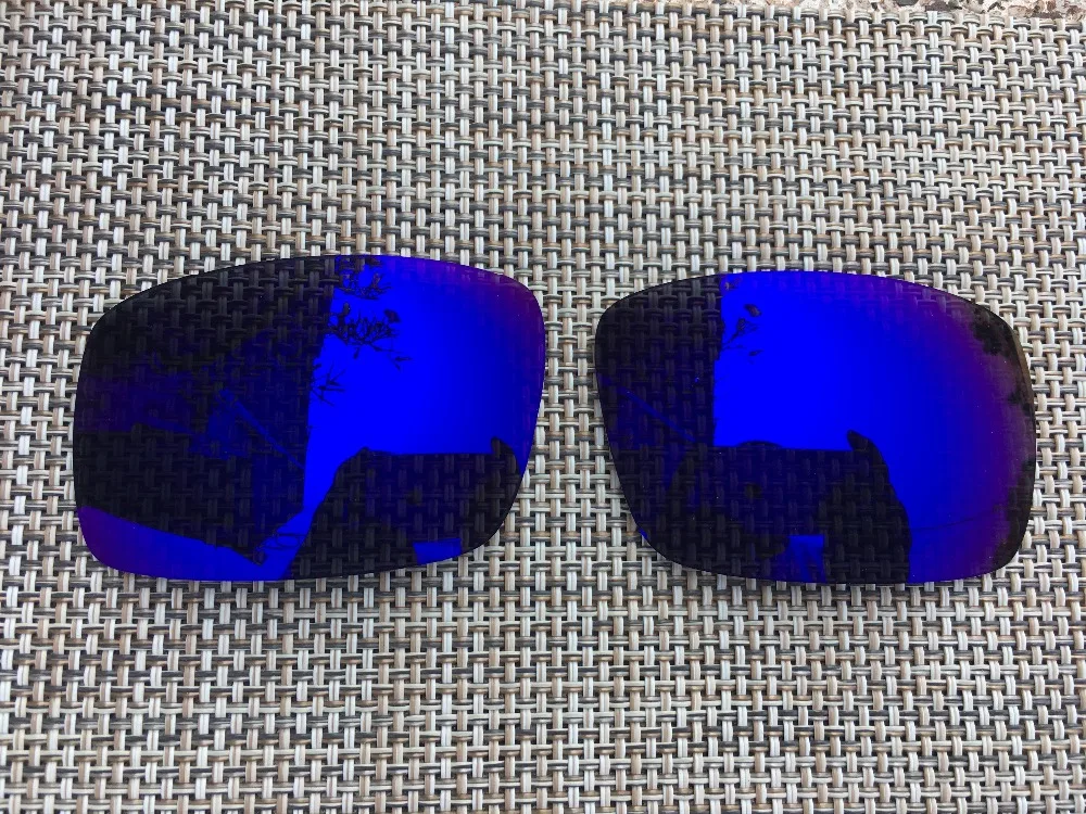 2 Pairs Fire &amp Blue Purple Polarized Replacement Lenses Lens for Oil Drum Sunglasses | Аксессуары для одежды
