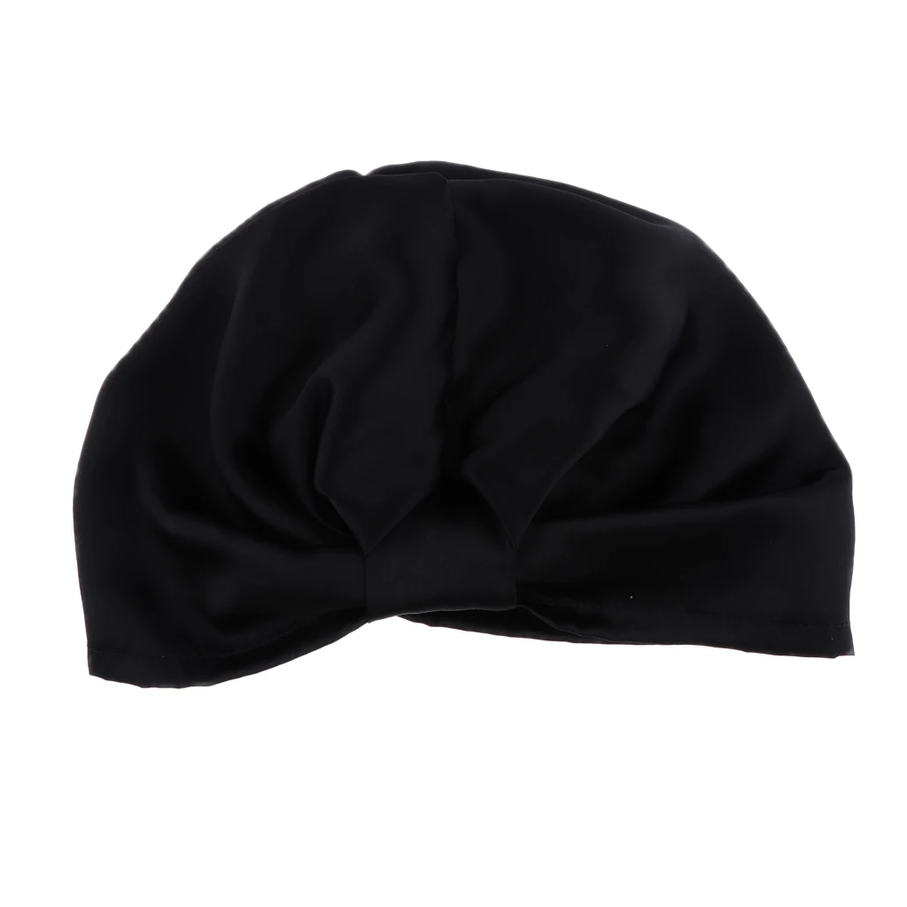 Женская шелковая шляпа для сна оберточная Ночная шапка ухода за волосами мягкие