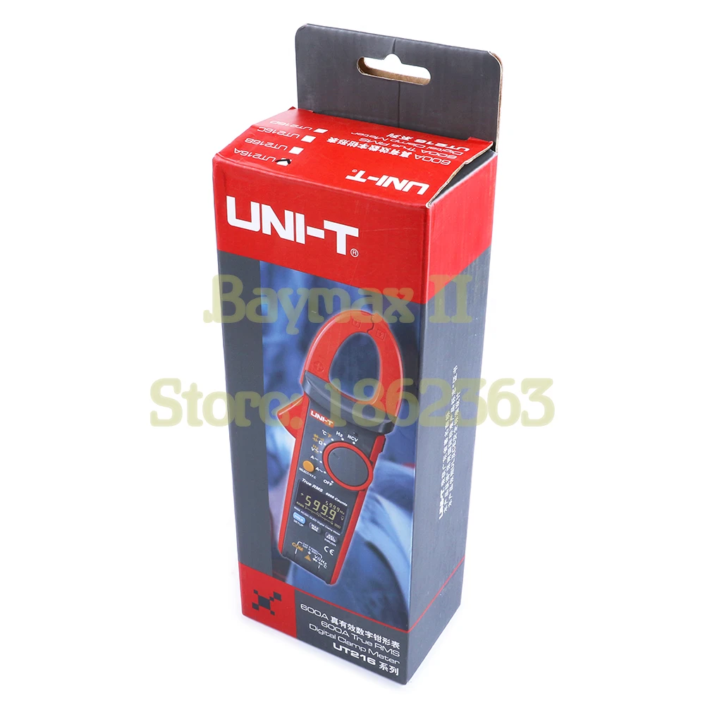 Uni-t UT216A T-RMS 600A цифровой зажим с NCV емкость AC/DC напряжение ом тестер