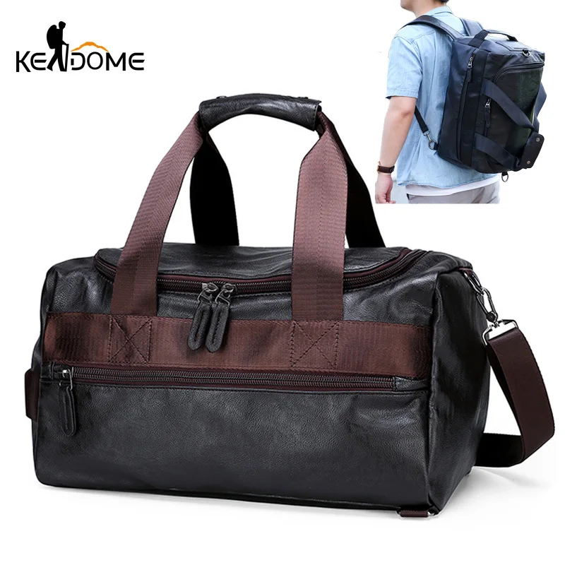 Мужская сумка из искусственной кожи для тренажерного зала женский тренировочный