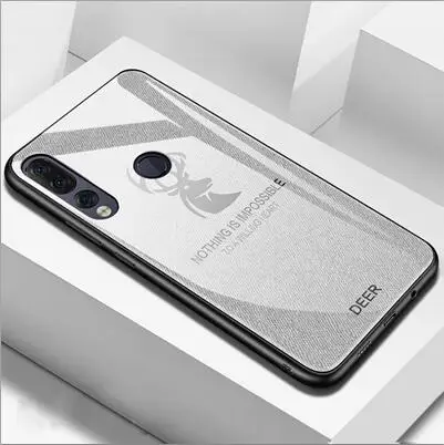 Серый Корпус для lenovo Z6 Pro закаленное стекло мягкий силиконовый олень трава твердая задняя крышка оболочка для lenovo Z 6 Pro Чехлы Funda Z6Pro - Цвет: Серый