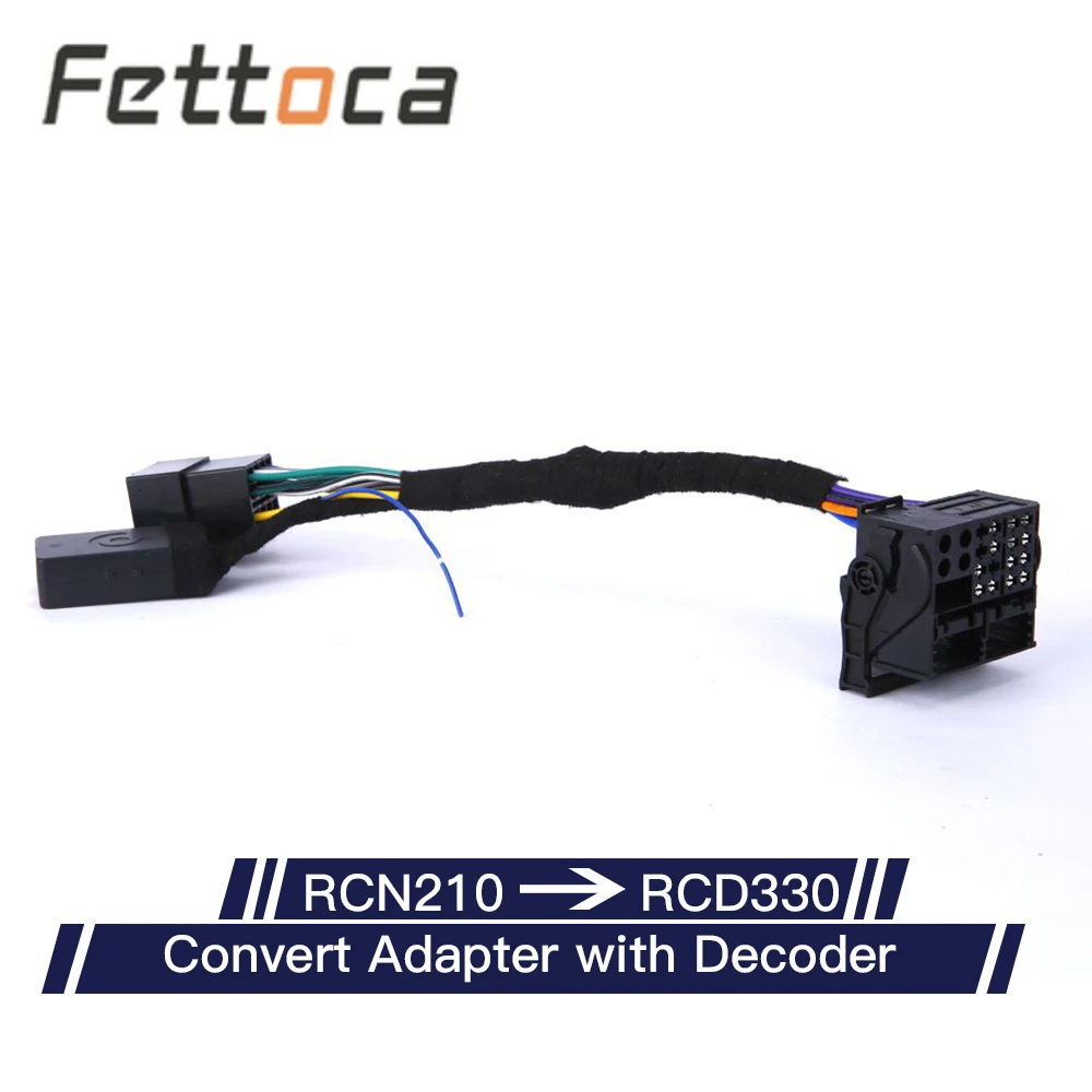 RCN210 к RCD330 штекер конвертер с Canbus симулятор Plug& Play ISO Quadlock Кабель-адаптер декодер